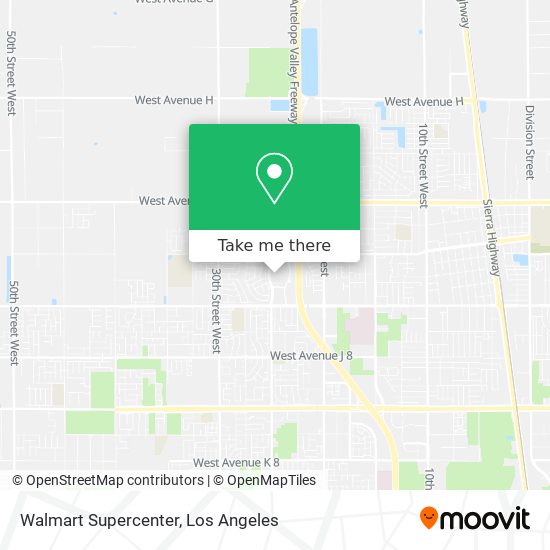 Walmart Supercenter map