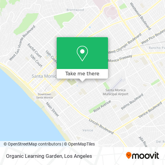 Organic Learning Garden map