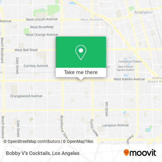 Mapa de Bobby V's Cocktails