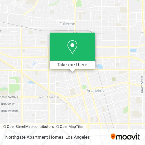 Mapa de Northgate Apartment Homes