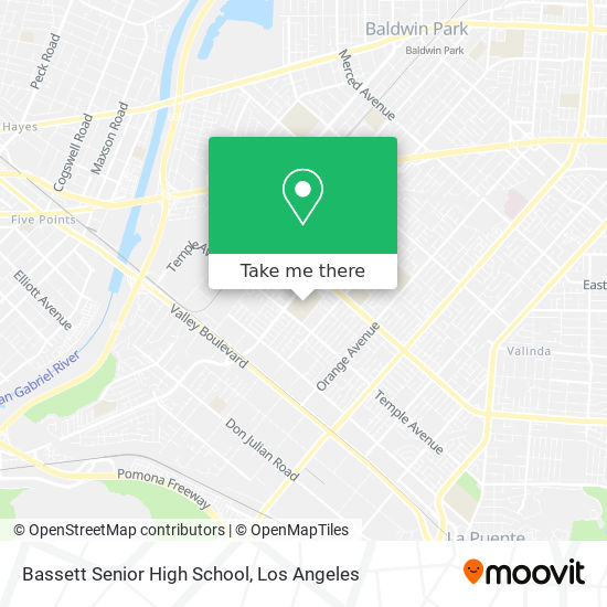 Mapa de Bassett Senior High School