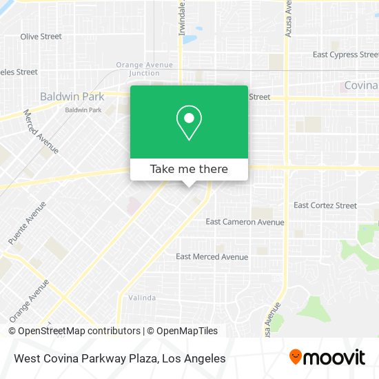 West Covina Parkway Plaza map