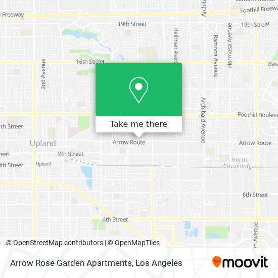 Arrow Rose Garden Apartments map