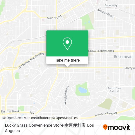 How To Get To Lucky Grass Convenience Store 幸運便利店 In Monterey Park By Bus