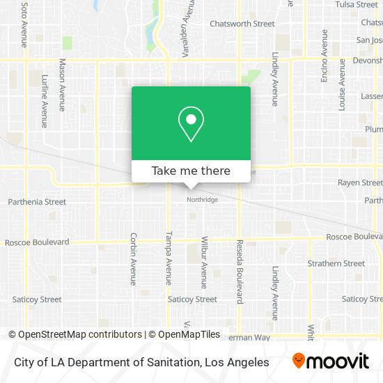 City of LA Department of Sanitation map