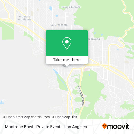 Montrose Bowl - Private Events map