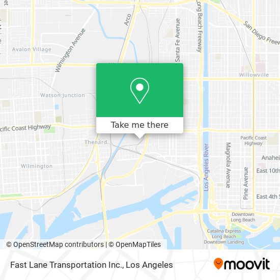 Fast Lane Transportation Inc. map