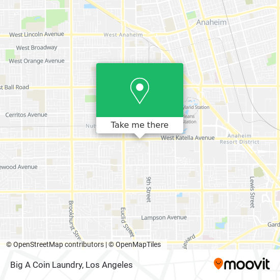 Big A Coin Laundry map