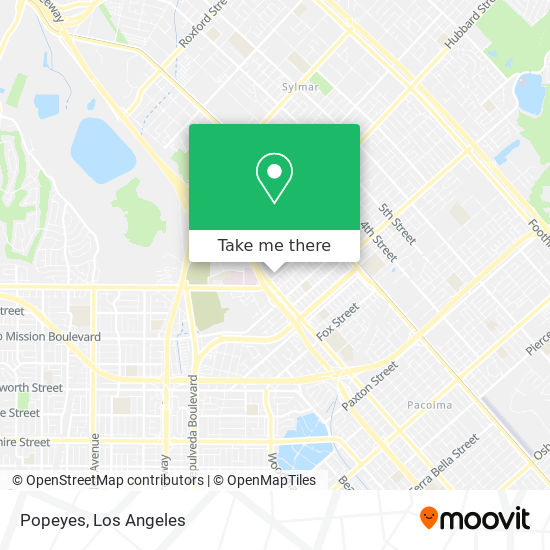 Popeyes map