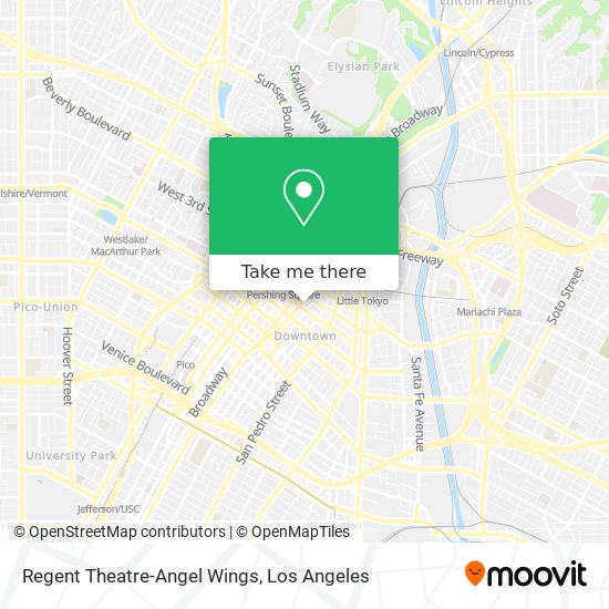 Regent Theatre-Angel Wings map