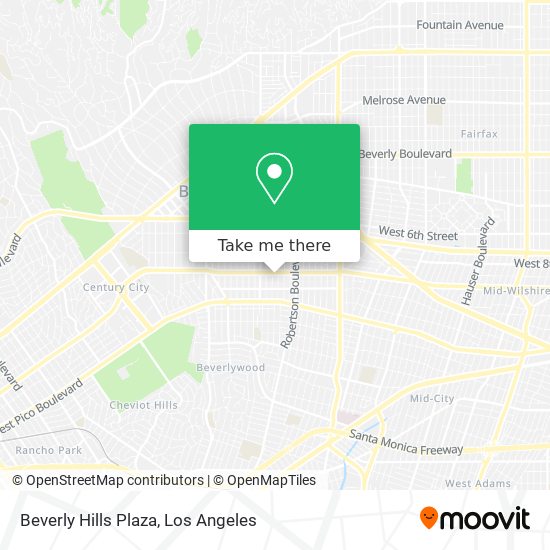 Mapa de Beverly Hills Plaza