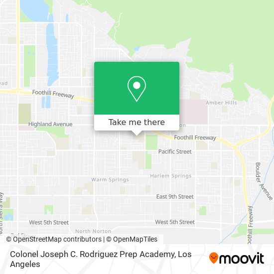 Colonel Joseph C. Rodriguez Prep Academy map