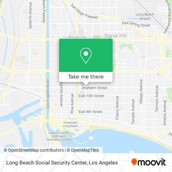 Mapa de Long Beach Social Security Center