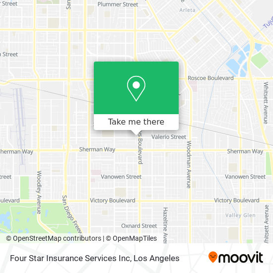 Mapa de Four Star Insurance Services Inc
