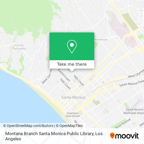 Montana Branch Santa Monica Public Library map