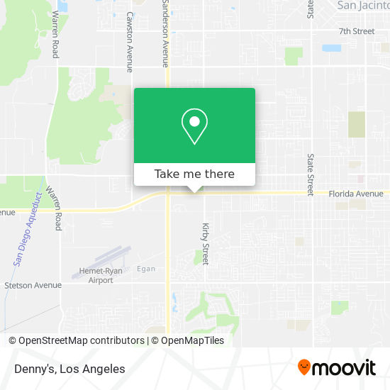 Denny's map