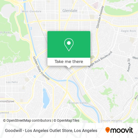 Goodwill - Los Angeles Outlet Store map