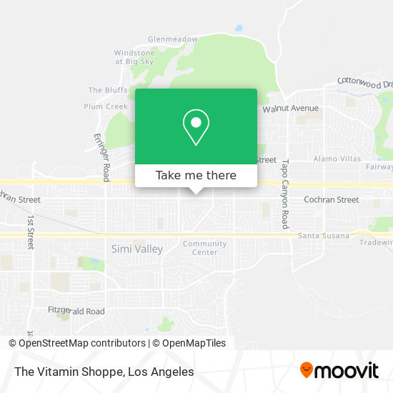 The Vitamin Shoppe map