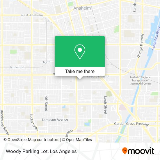 Woody Parking Lot map