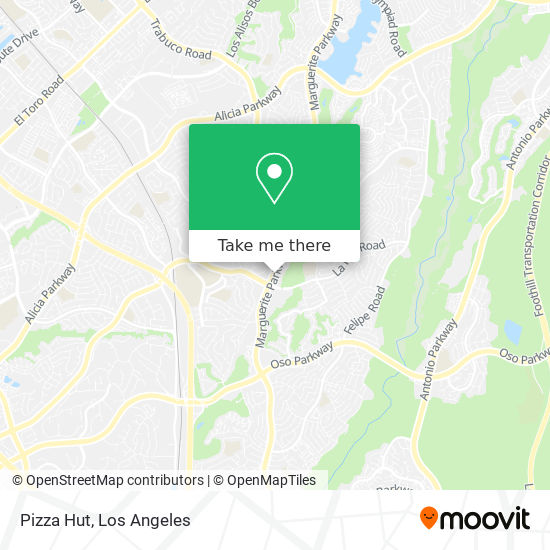 Pizza Hut map