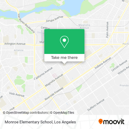 Monroe Elementary School map