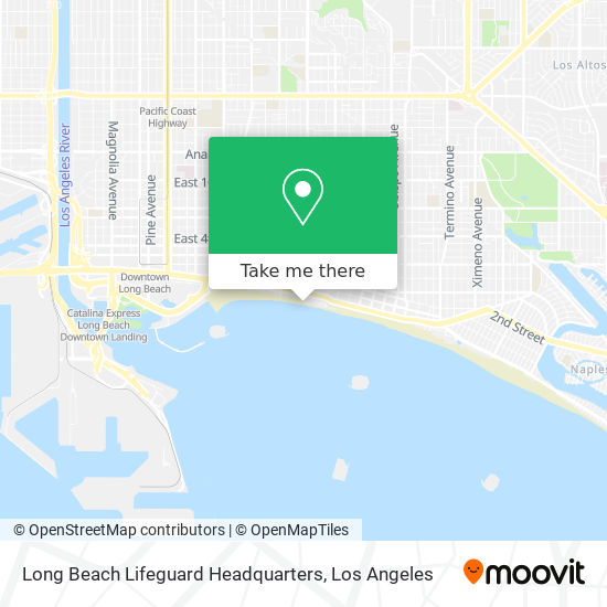 Mapa de Long Beach Lifeguard Headquarters