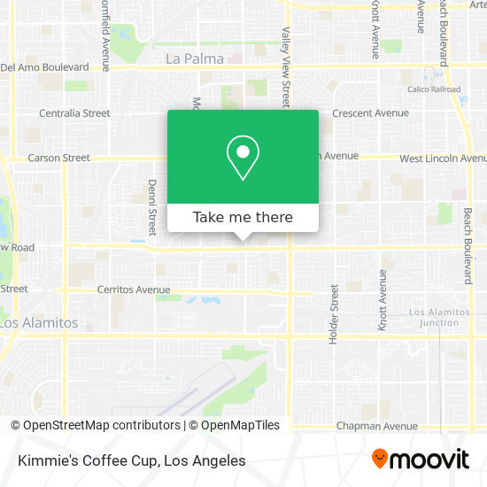 Kimmie's Coffee Cup map