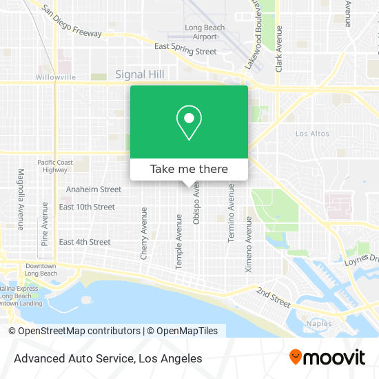 Advanced Auto Service map