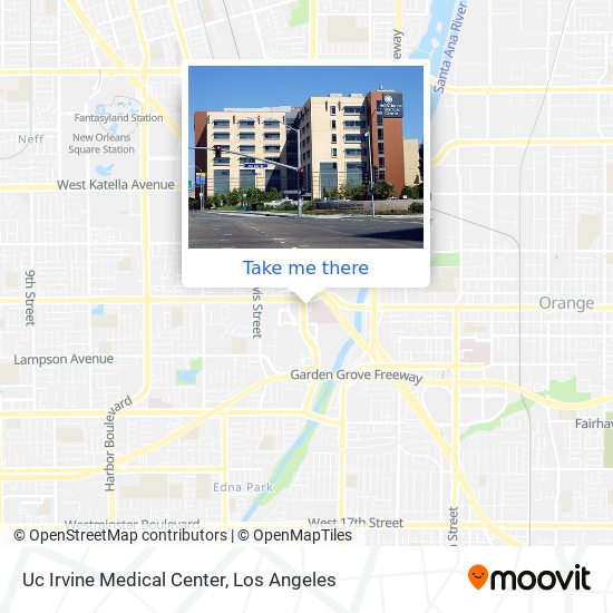 Uc Irvine Medical Center map