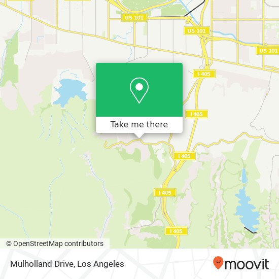 Mulholland Drive map