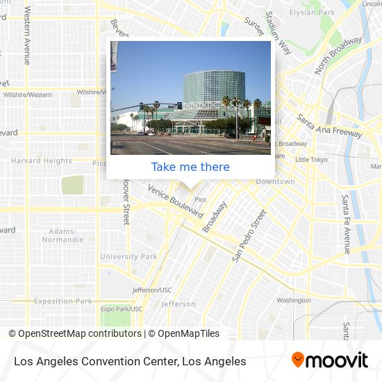 Los Angeles Convention Center map