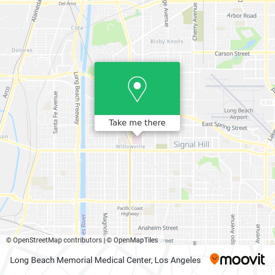 Long Beach Memorial Medical Center map