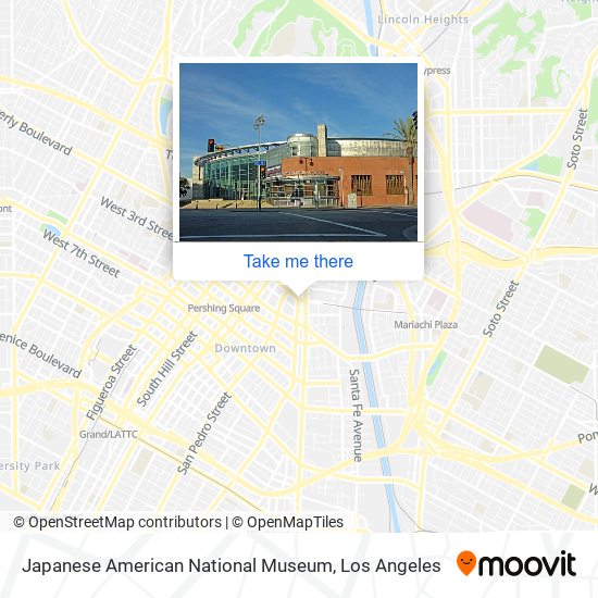 Japanese American National Museum map