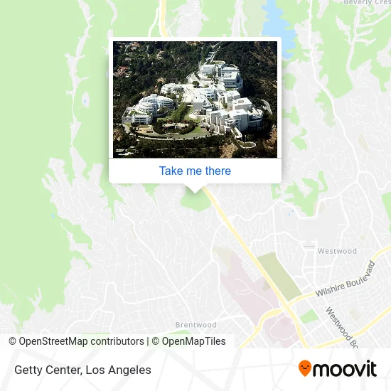 Getty Center map