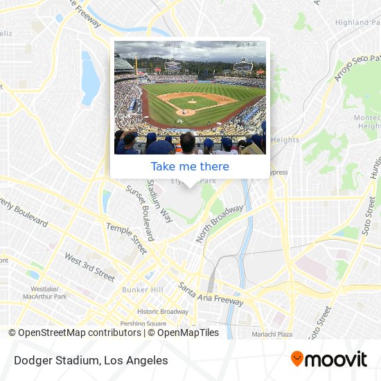 dodger stadium map