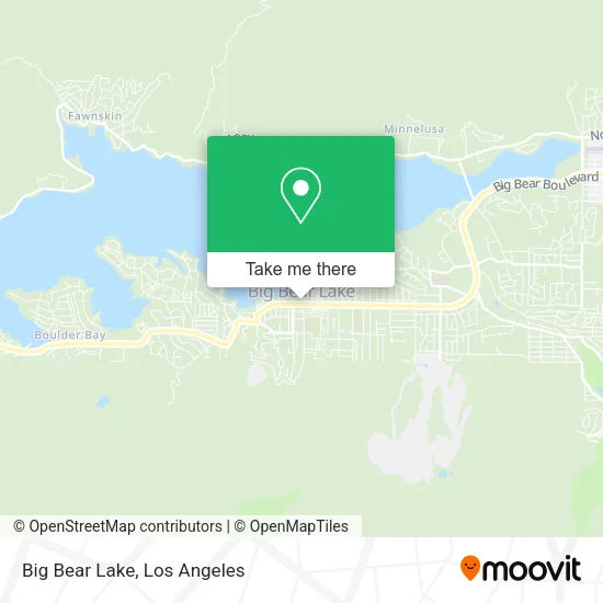 Big Bear Lake map