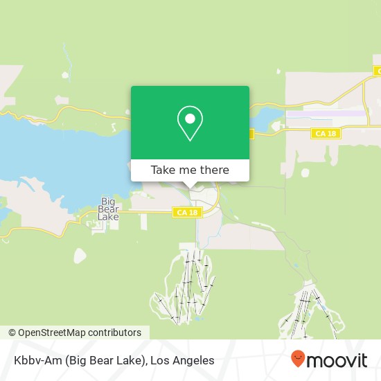 Mapa de Kbbv-Am (Big Bear Lake)