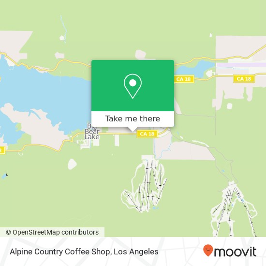 Mapa de Alpine Country Coffee Shop