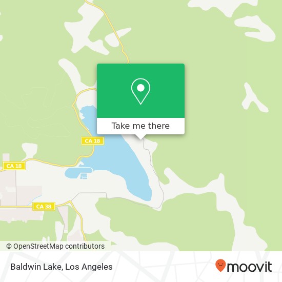 Baldwin Lake map