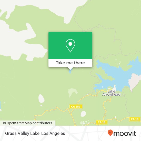 Mapa de Grass Valley Lake