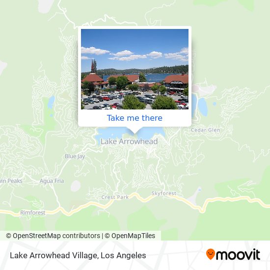Lake Arrowhead Village map