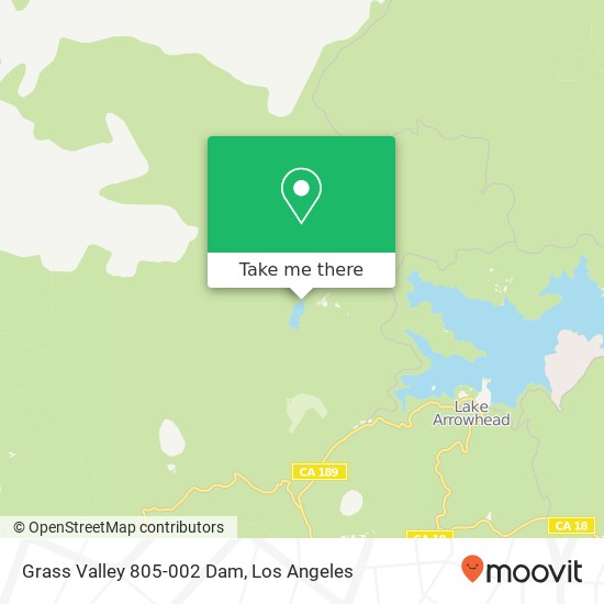 Mapa de Grass Valley 805-002 Dam