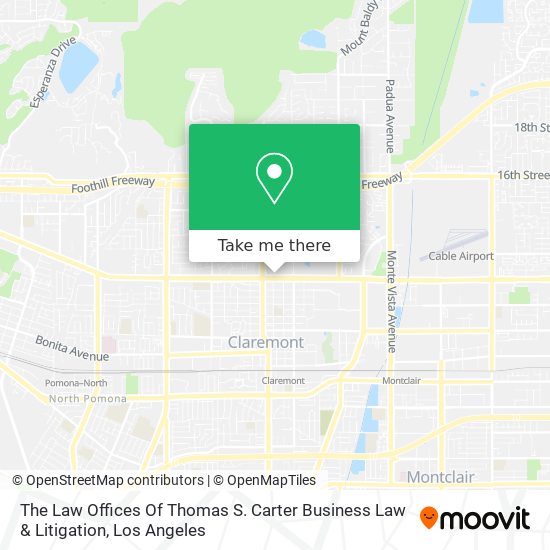 The Law Offices Of Thomas S. Carter Business Law & Litigation map