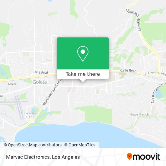 Marvac Electronics map