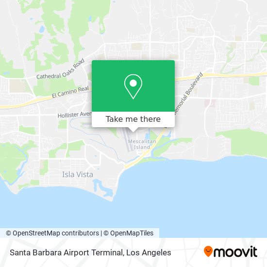 Santa Barbara Airport Terminal map