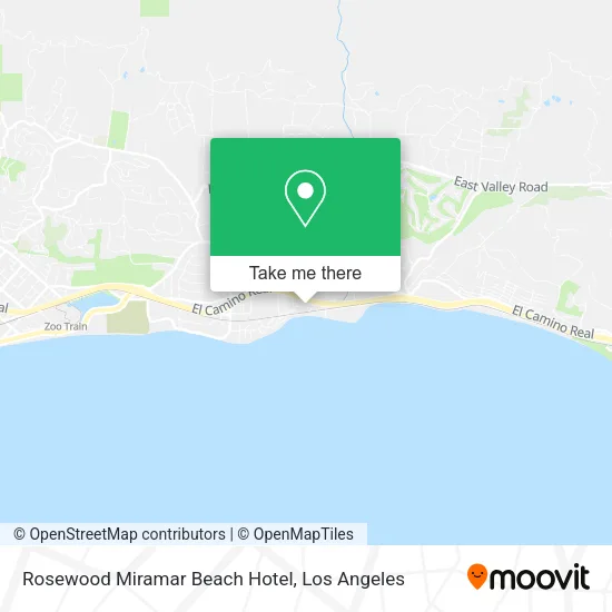 Mapa de Rosewood Miramar Beach Hotel