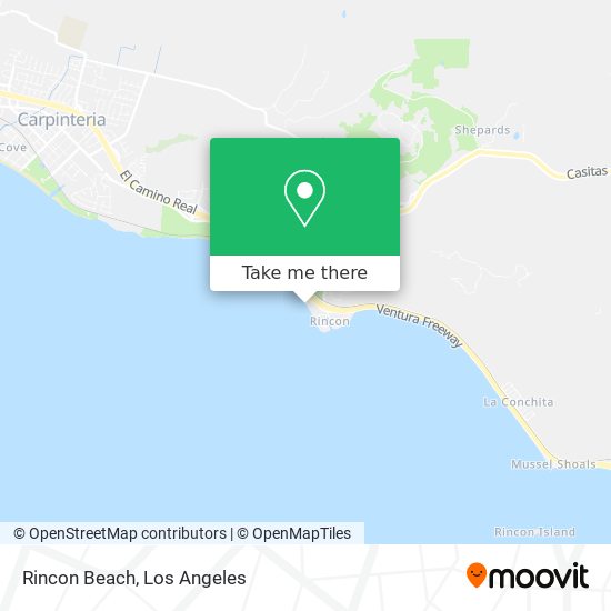 Mapa de Rincon Beach