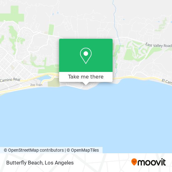 Butterfly Beach map