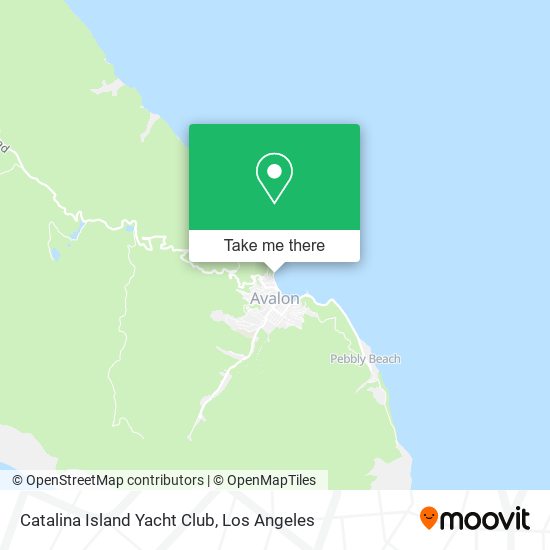 Catalina Island Yacht Club map