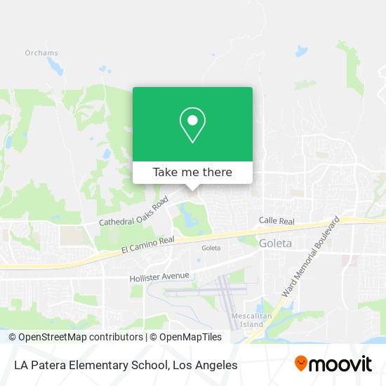 Mapa de LA Patera Elementary School